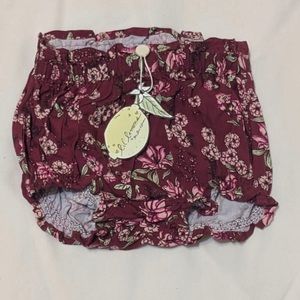 lil lemons Juniper floral bloomers